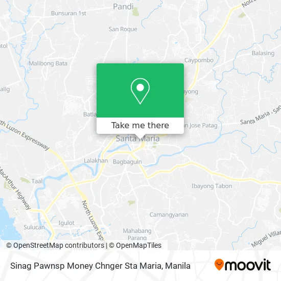 Sinag Pawnsp Money Chnger Sta Maria map