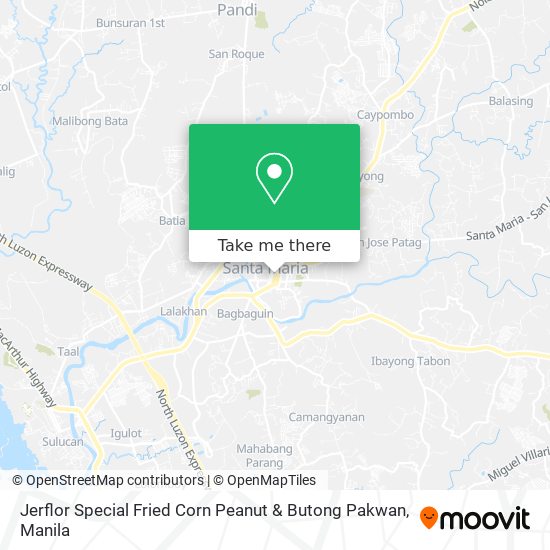 Jerflor Special Fried Corn Peanut & Butong Pakwan map