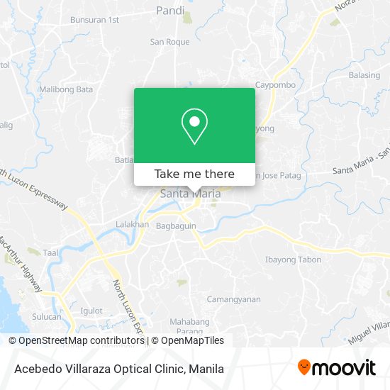 Acebedo Villaraza Optical Clinic map