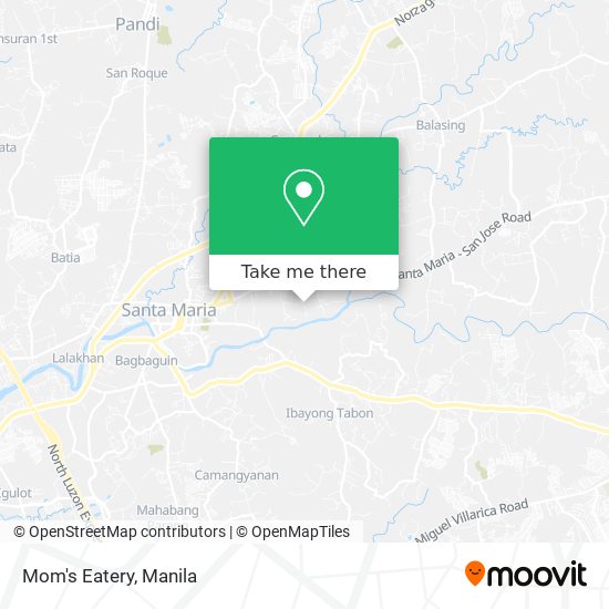 Mom's Eatery map