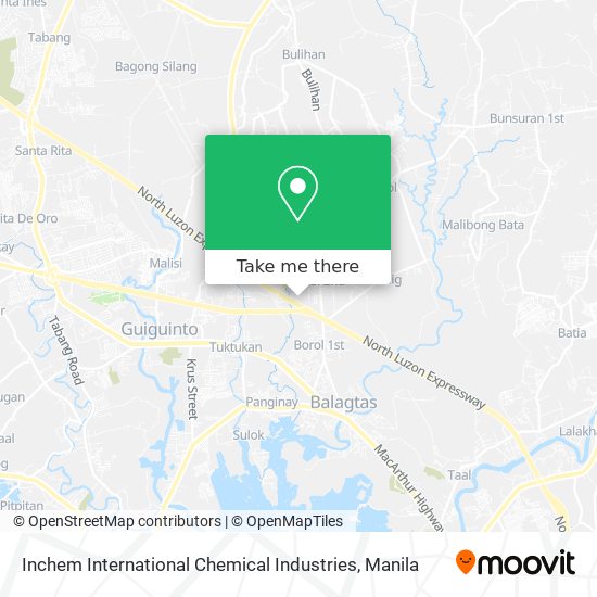 Inchem International Chemical Industries map