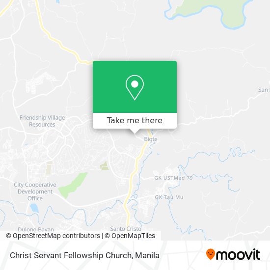 Christ Servant Fellowship Church map