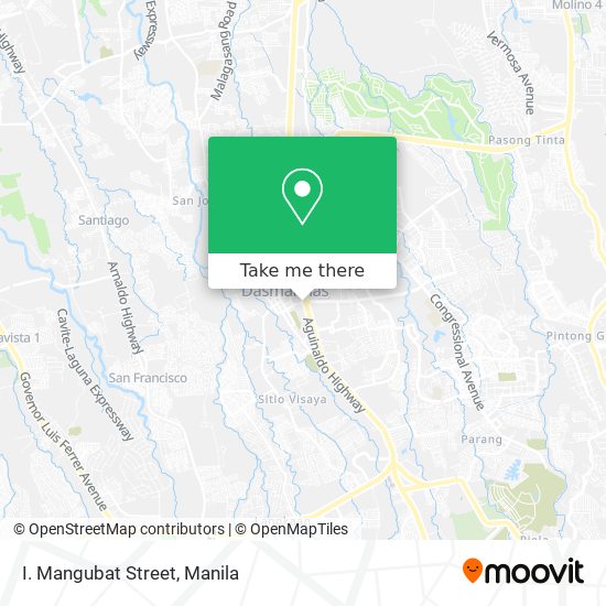 I. Mangubat Street map