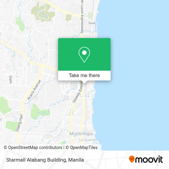 Starmall Alabang Building map