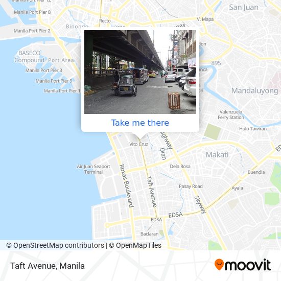 Taft Avenue map