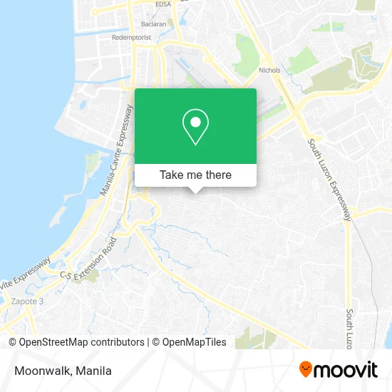 Moonwalk map