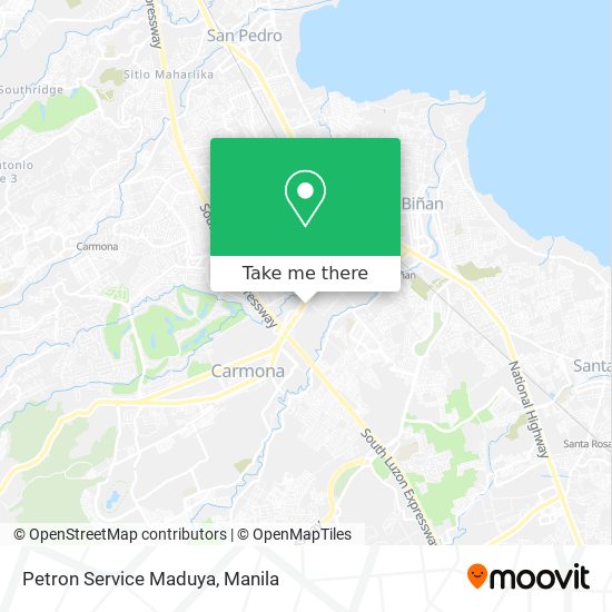 Petron Service Maduya map