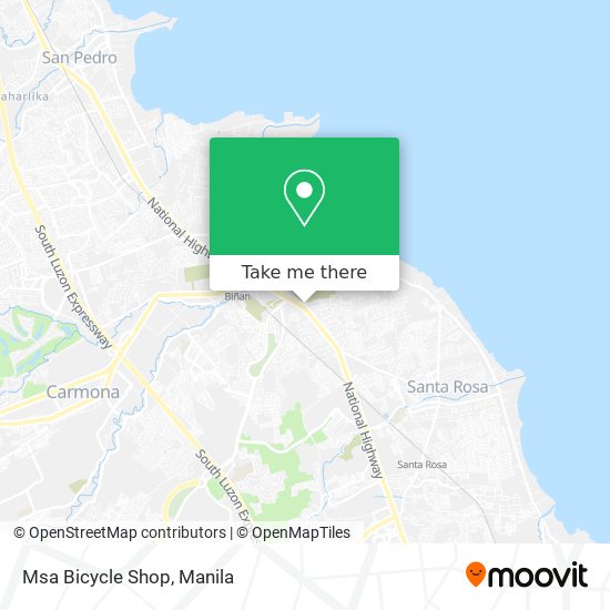 Msa Bicycle Shop map