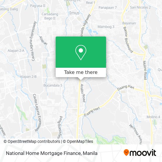 National Home Mortgage Finance map