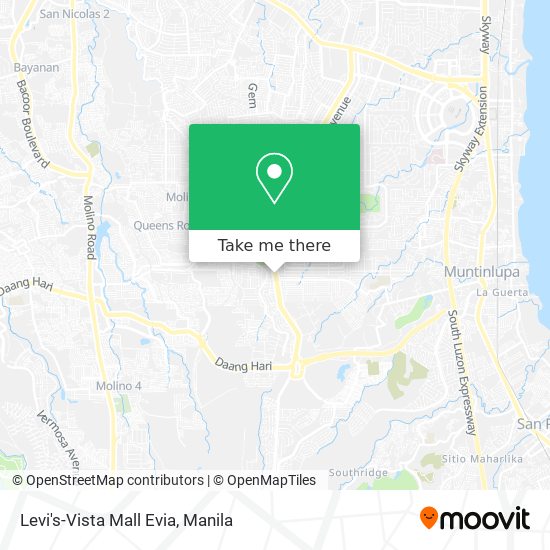 Levi's-Vista Mall Evia map