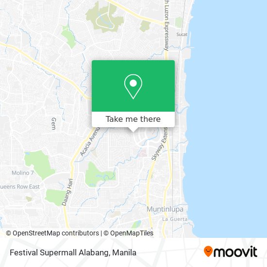 Festival Supermall Alabang map