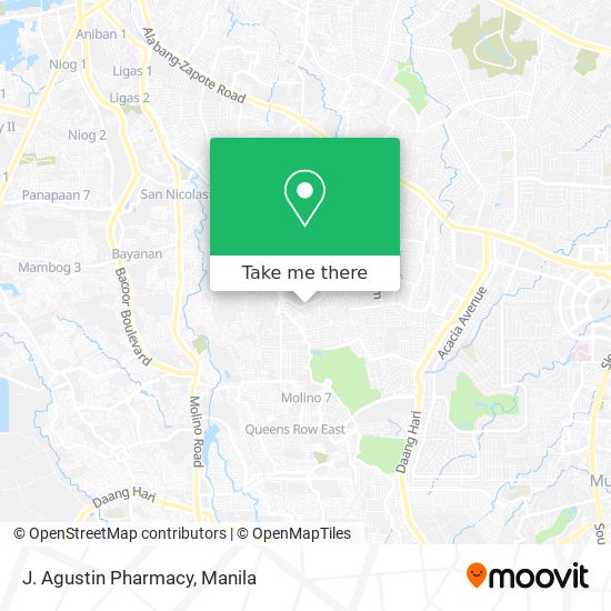 J. Agustin Pharmacy map