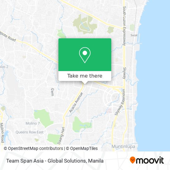 Team Span Asia - Global Solutions map