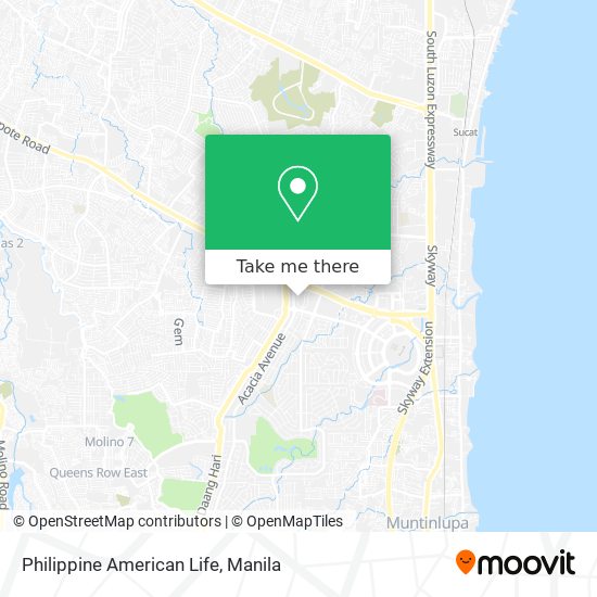 Philippine American Life map