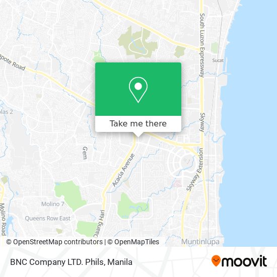 BNC Company LTD. Phils map