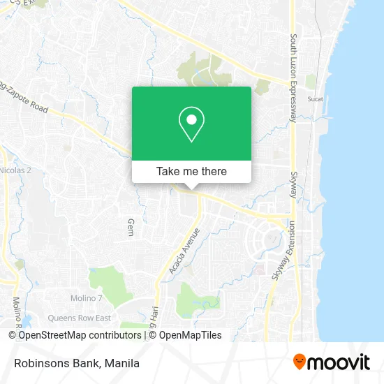 Robinsons Bank map