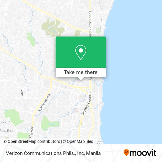 Verizon Communications Phils., Inc map