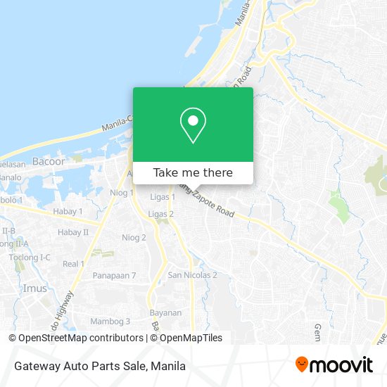 Gateway Auto Parts Sale map