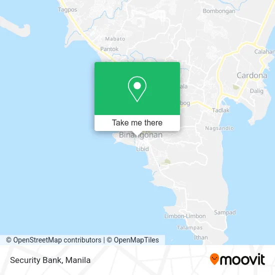 Security Bank map