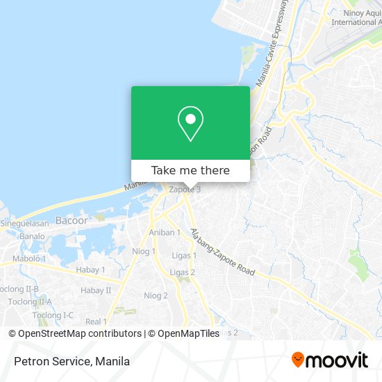 Petron Service map