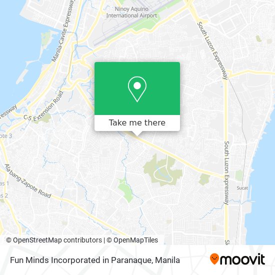 Fun Minds Incorporated in Paranaque map