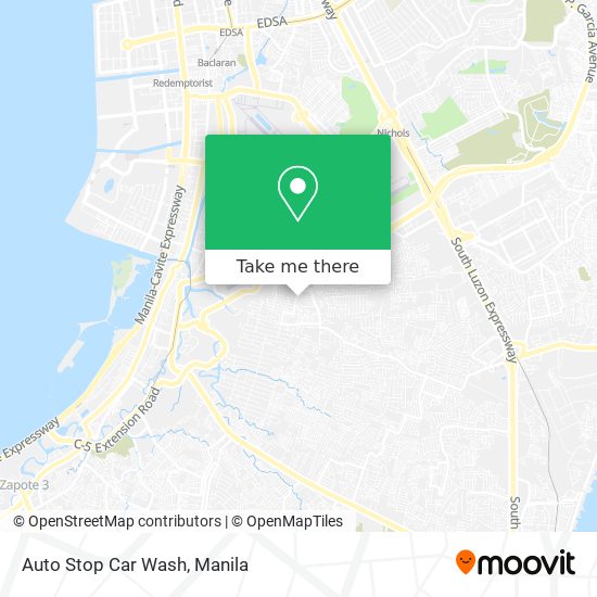 Auto Stop Car Wash map