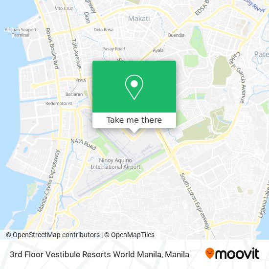 3rd Floor Vestibule Resorts World Manila map