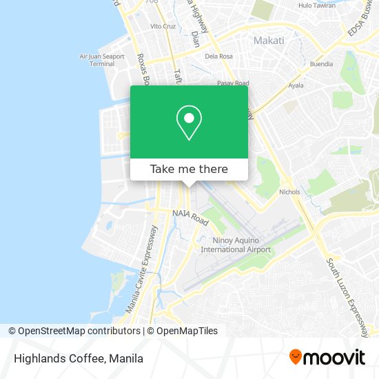 Highlands Coffee map