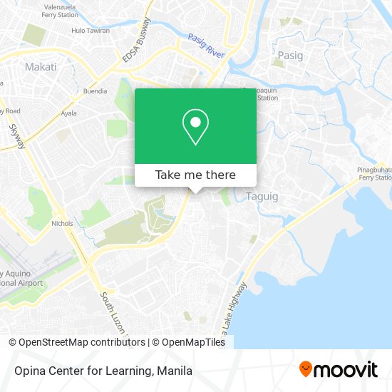 Opina Center for Learning map
