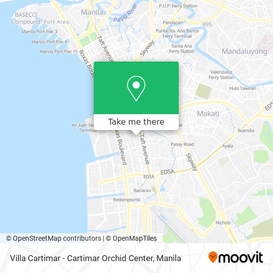 Villa Cartimar - Cartimar Orchid Center map