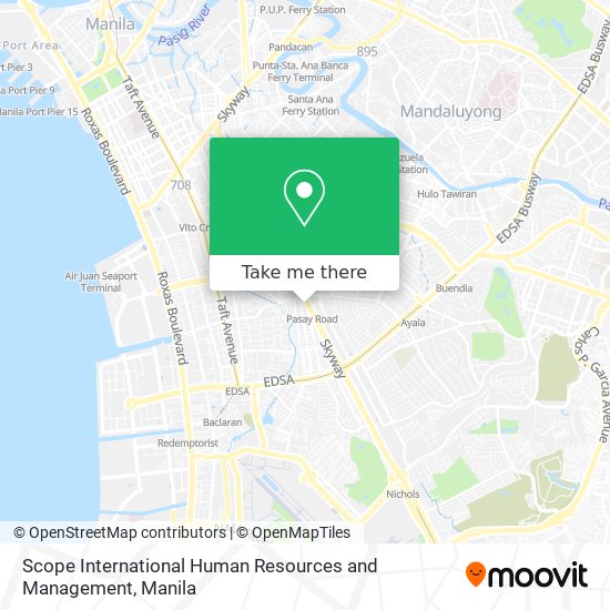 Scope International Human Resources and Management map