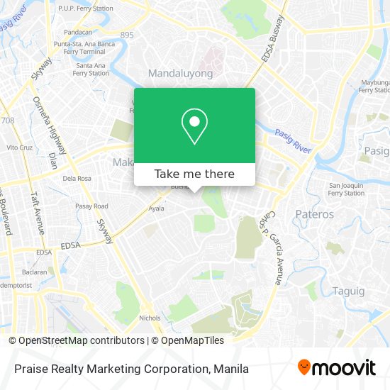 Praise Realty Marketing Corporation map