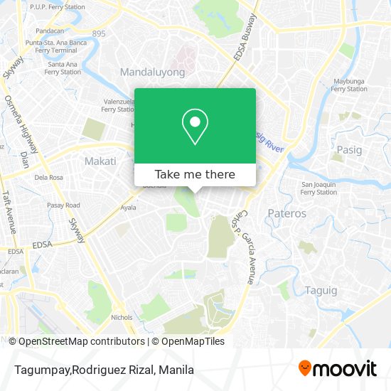 Tagumpay,Rodriguez Rizal map
