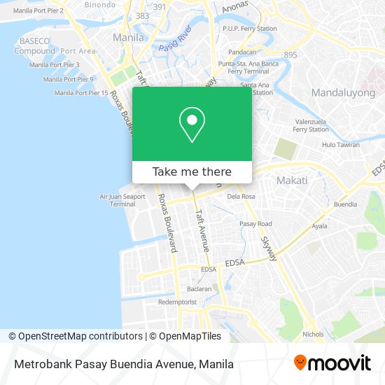 Metrobank Pasay Buendia Avenue map