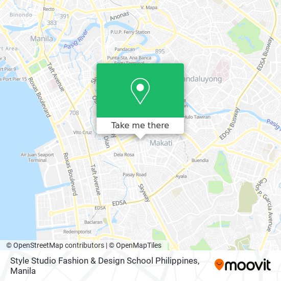 Style Studio Fashion & Design School Philippines map