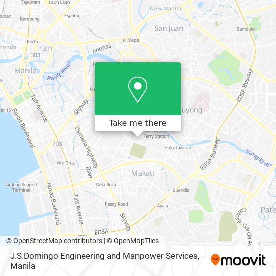 J.S.Domingo Engineering and Manpower Services map