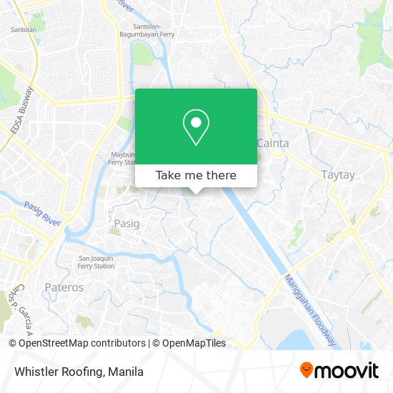 Whistler Roofing map