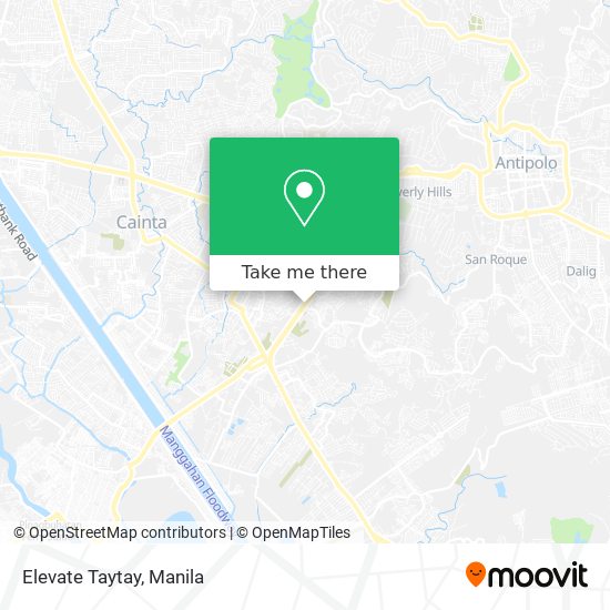 Elevate Taytay map