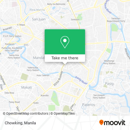 Chowking map