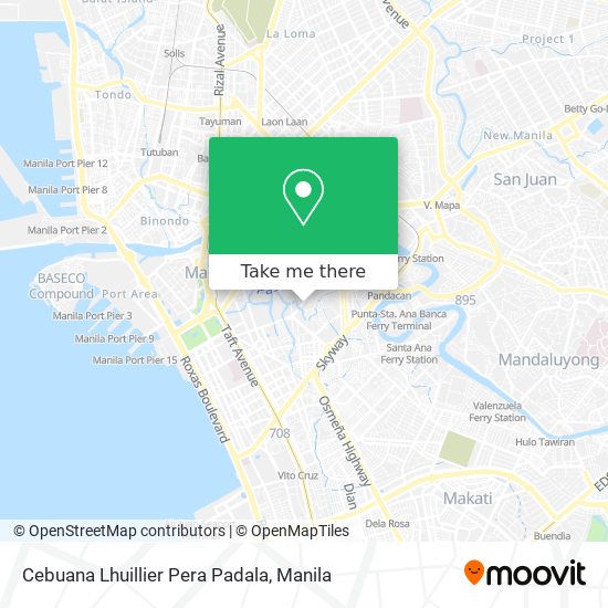 Cebuana Lhuillier Pera Padala map