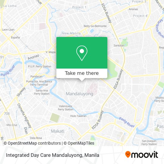 Integrated Day Care Mandaluyong map
