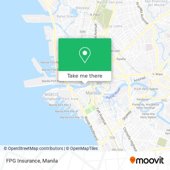 FPG Insurance map