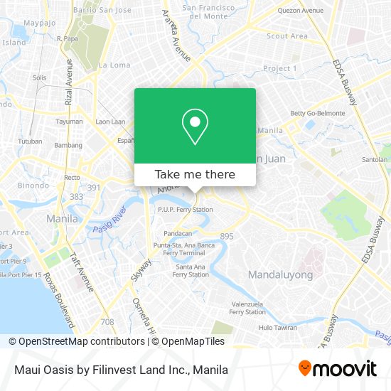 Maui Oasis by Filinvest Land Inc. map