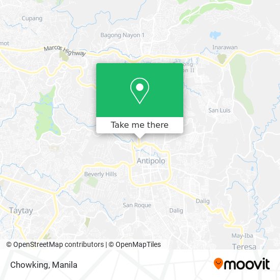 Chowking map