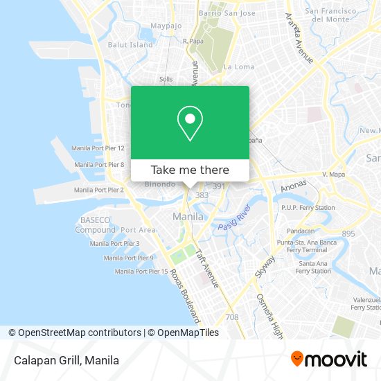 Calapan Grill map