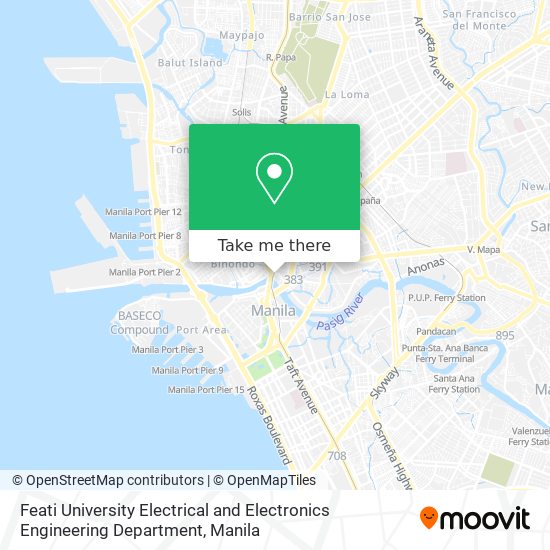 Feati University Electrical and Electronics Engineering Department map