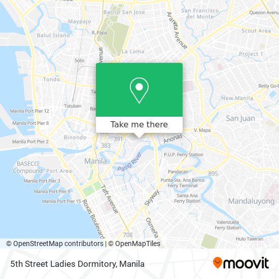 5th Street Ladies Dormitory map