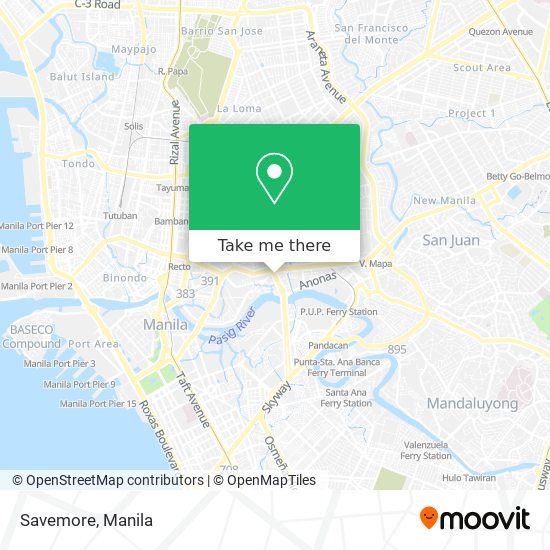 Savemore map