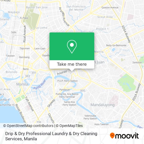 Drip & Dry Professional Laundry & Dry Cleaning Services map