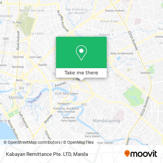 Kabayan Remittance Pte. LTD map